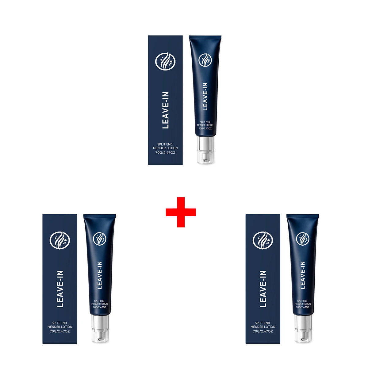 Hair Split End Repair Lotion Anti-Frizz Conditioner for Dry Damaged Hair Silky Smooth Moisturizing Hair Split End Mender Lotion