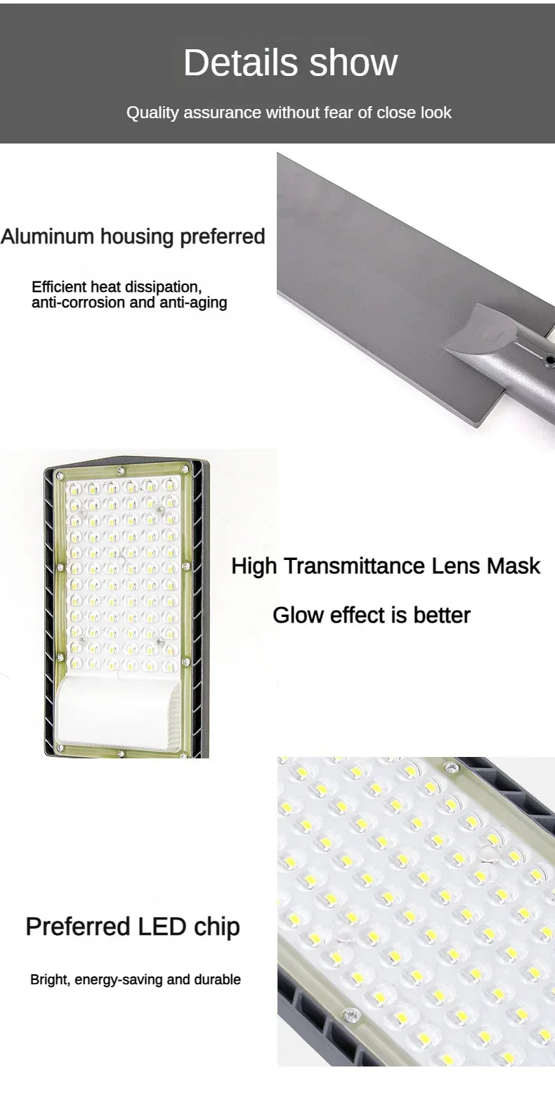 Outdoor Street Light Wall Lighting 50W 100W 150W High Quality Alumium 6000K AC175-265V Street Garden Wall Lights IP67 Waterproof