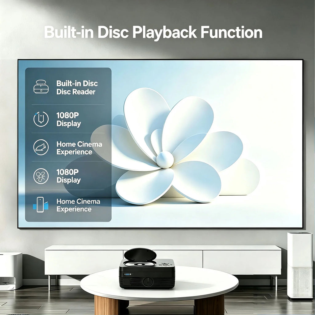 2026 H96 MAX W11 DVD Projector 1920X1080P LED Android 9.0 4K 2G 16G RK3228A 260ANSI Dual WIFI BT4.1 Outdoor Portable Home Cinema