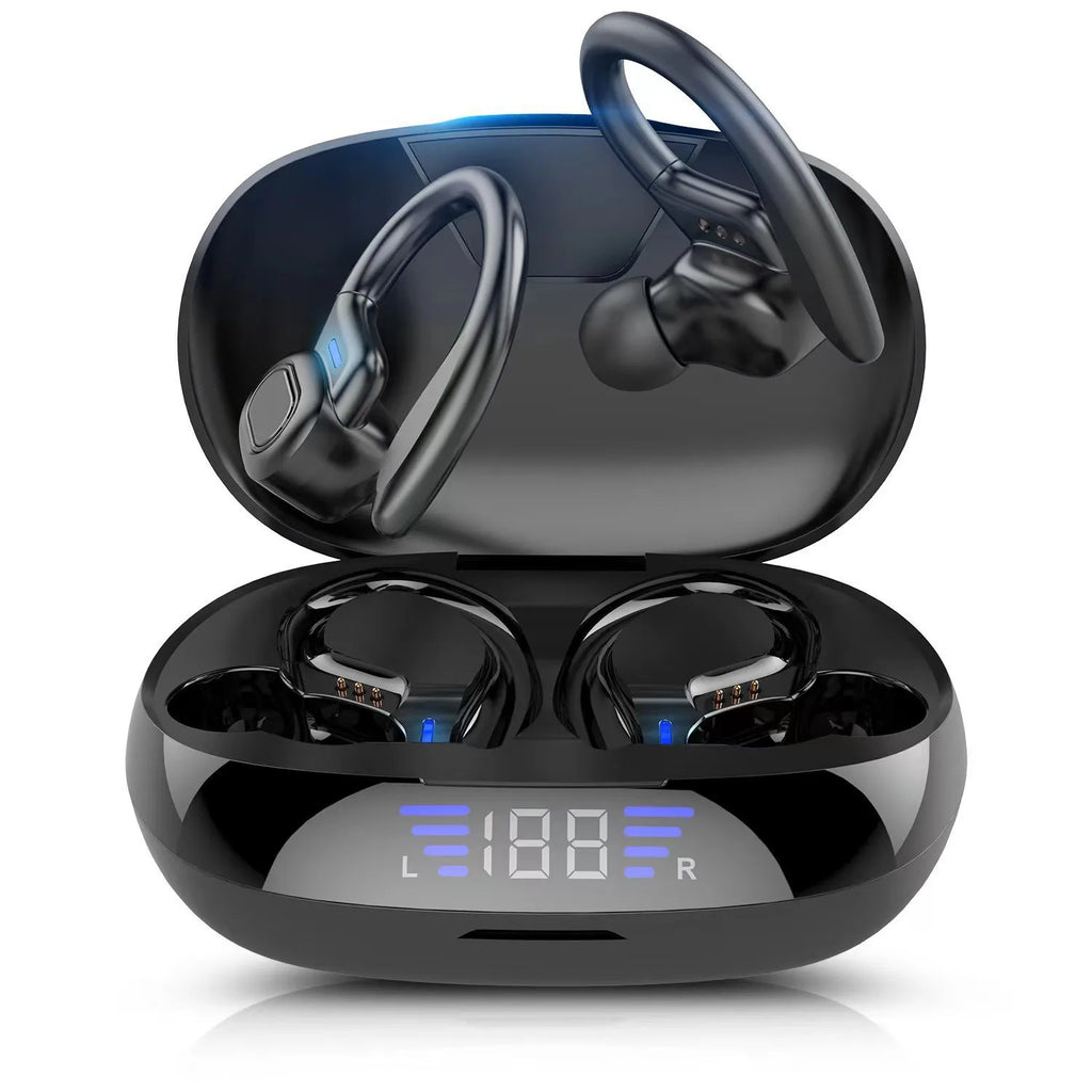 Wireless Bluetooth Headphones Bone Conduction Noise Reduction HiFI Stereo Effects Waterproofing Headset with Mic for Run Walk