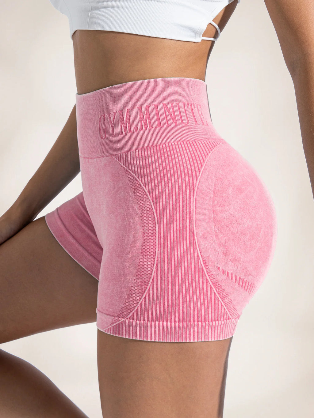 Women Sand Wash High Waist Tummy Control Butt Lifting High Stretch Slim Yoga Shorts Wear Outside Run Gym Workout  Sports Pants