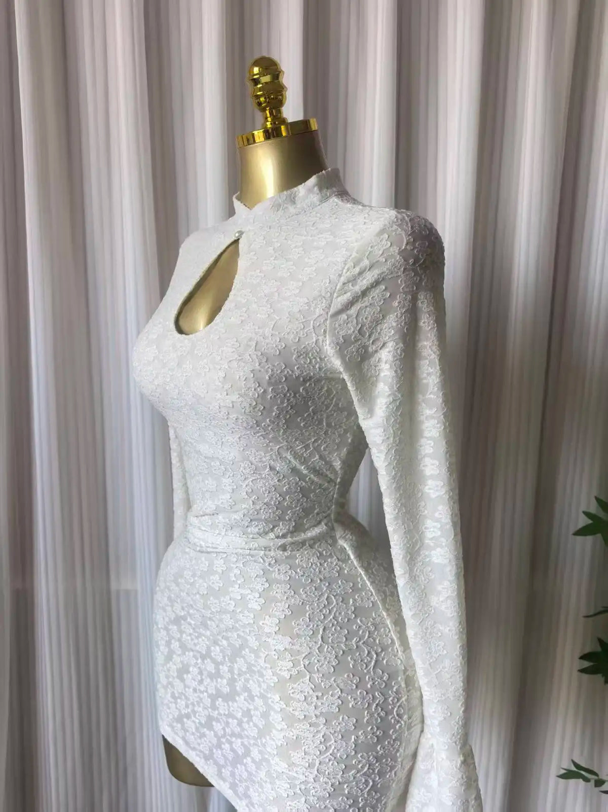 GLCMYAYA Women Stand Collar Elastic Bodycon Midi Mini Dress Satin 2026 Fall Winter Cocktail Even Birthday Party Trendy Dresses