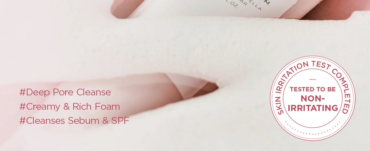 SKIN1004 Poremizing Deep Cleansing Foam Korean Face Cleanser Pink Salt Gentle Exfoliate Soothing Centella Asiatica Face Cleanser