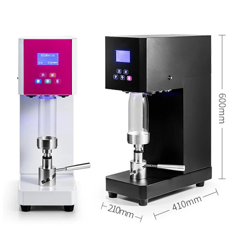 220V Can Sealing Machine Commercial Plastic Cans Automatic Beverage Sealing Machine Cup Milk Tea Equipment Complete