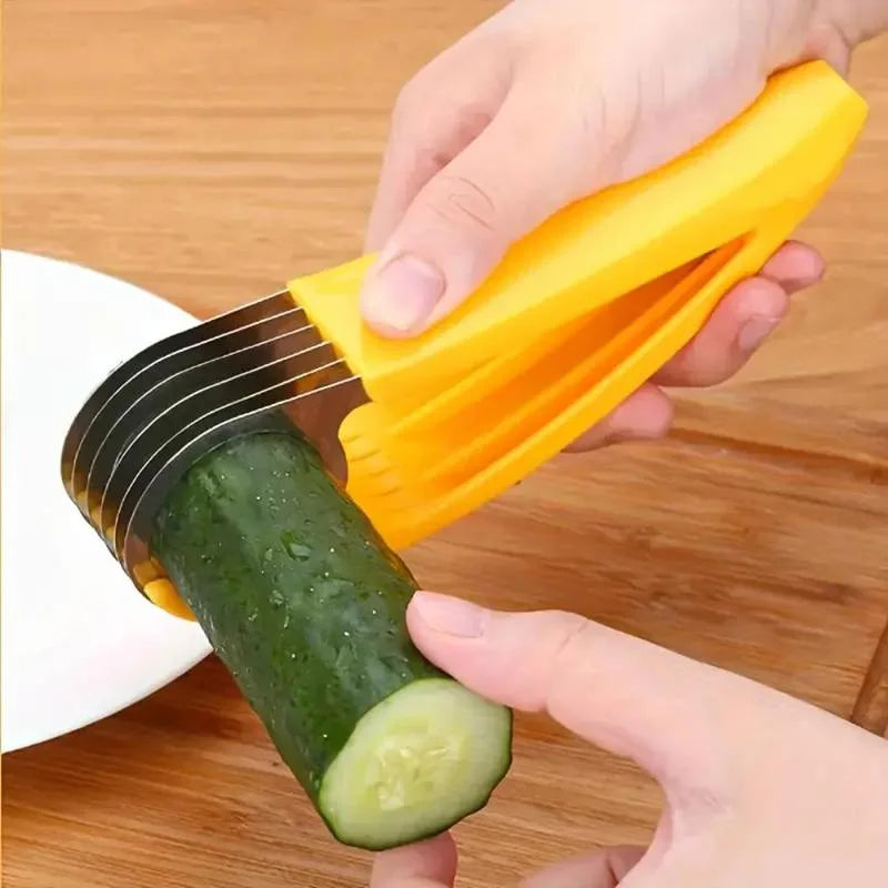 Multifunctional Vegetable Chopper Banana Cucumber Slicer Portable Manual Fruit & Vegetable Cutter Kitchen Gadgets For Home Use