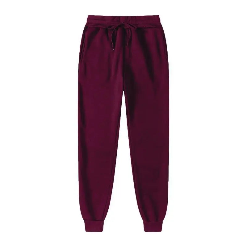 Sweatpants Spring Autumn Cotton Long Pants Jogger Trousers Casual Sports Men's and Women's Fitness Solid Jogging Pants 5 Colors