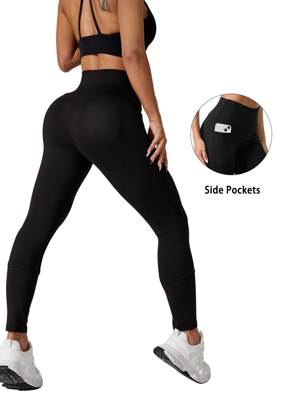 Women's Super Soft Leggings with Pockets, High Waisted Tummy Control for Yoga Workout and Casual Lounge Wear Comfort