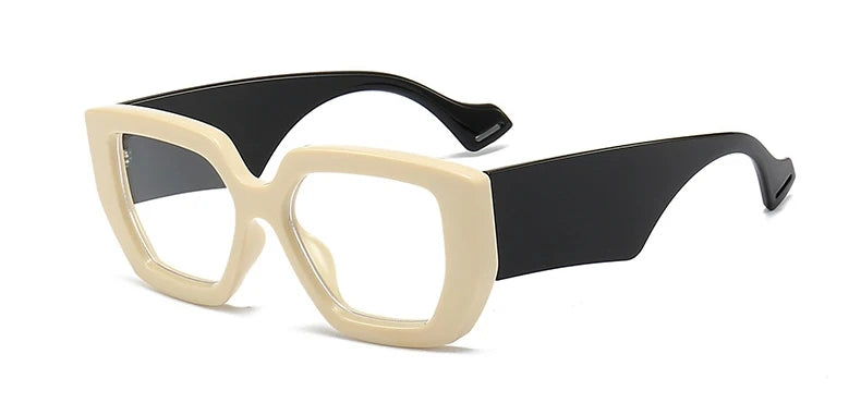Square Reading Glasses For Women Optical Lens Prescription Men's Eyeglasses Big Thick Frames Presbyopic Eyewear Trendy