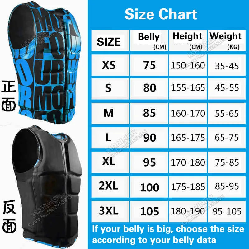 Impact Vest Wakesurf Vest CE Approved Jet Ski Life Jacket Premium Quality Comp Impact Vest Great for All Watersports Activities