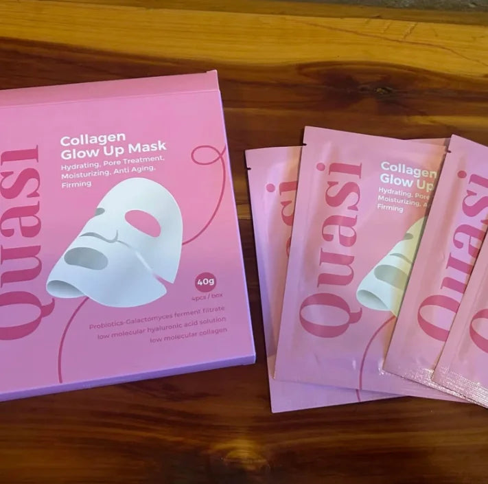 Korean Moisturizing Firming Bio Collagen Overnight Masks Professional Night Repairing Mask 4pcs Set Quasi Collagen Glow Up Mask