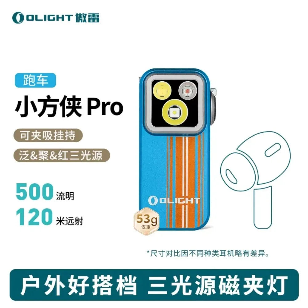 OLIGHT Oclip Pro S Mini Flashlight 600LM EDC Portable Headlight with 5 Light Modes Emergency Signal for Outdoor Use Outdoor Gear