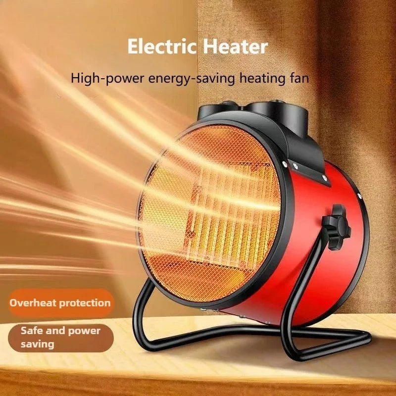 2000W Portable Space Heater with Fan Adjustable Thermostat 2 Heat Settings Fan Mode Overheat Tip-Over Protection for Home Office