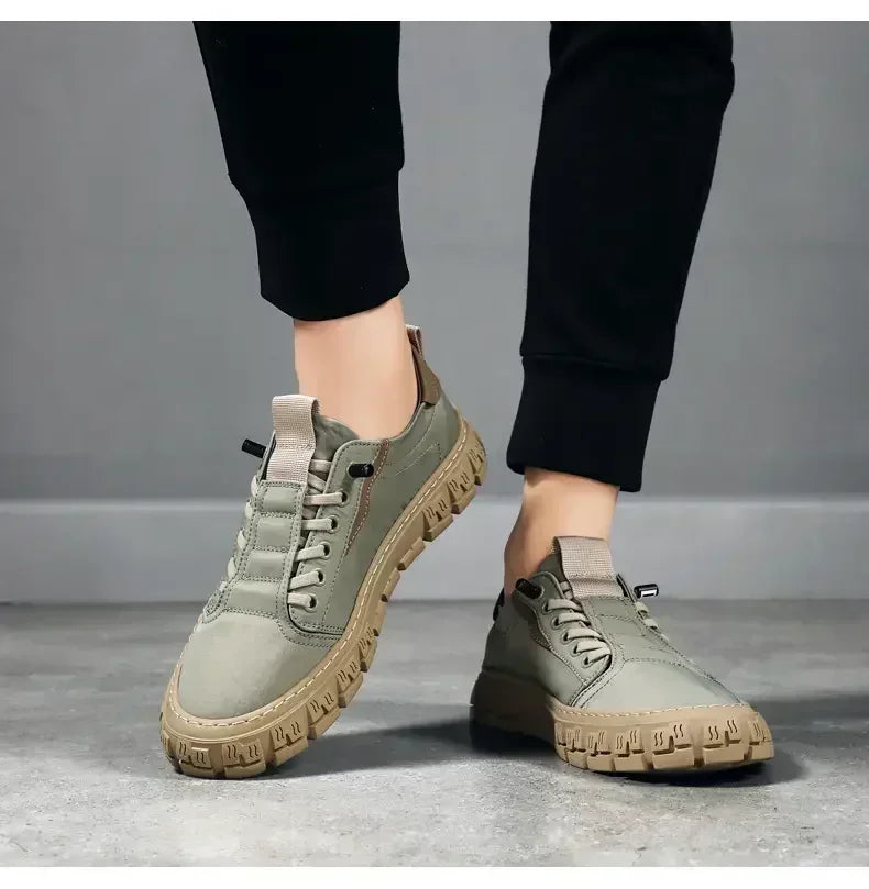 2025 Men Casual Sneakers Mesh Platform Breathable Lightweight Shoes Outdoor Walking Sports Shoes Tenis Masculino Zapatillas