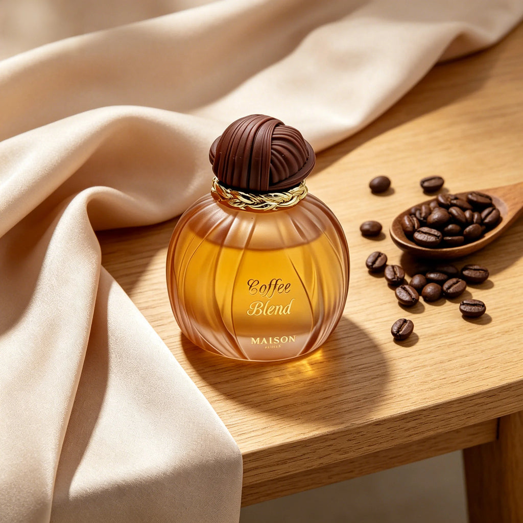 Maison Asrar Coffee Blend Eau De Parfum: Sweet Almond Milk Coffee Liquorice Musk Caramel Nut Vanilla Perfume for Women