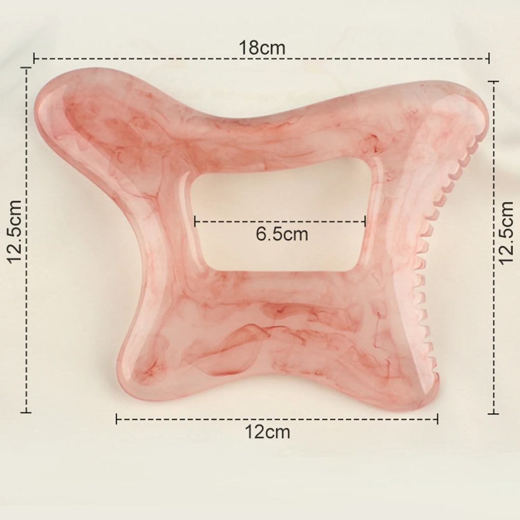 Resin Gua Sha Board for Massage, Acupressure, and Full Body Massage; Suitable for Facial and Neck Meridian Unblocking
