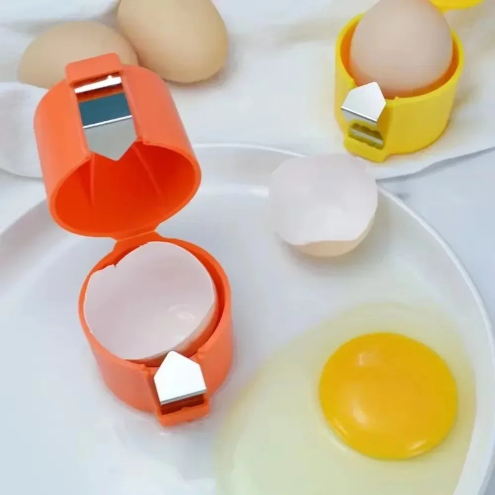 3Pcs/Set Egg Shell Opener for Hard Boiled Eggs,Handheld Easy Egg Peeler Tool Kitchen Gadgets 	 egg peeler tool
