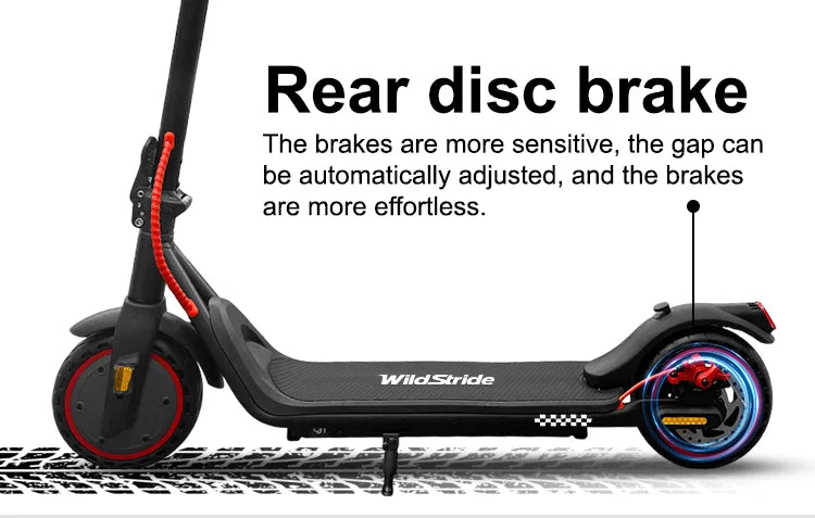 Wildstride WI2 Electric Scooter 350w Motor 36v 7.8ah 30km/H 25km Range 8.5 Inch Honeycomb Tire App Foldable Adult Escooter Kick