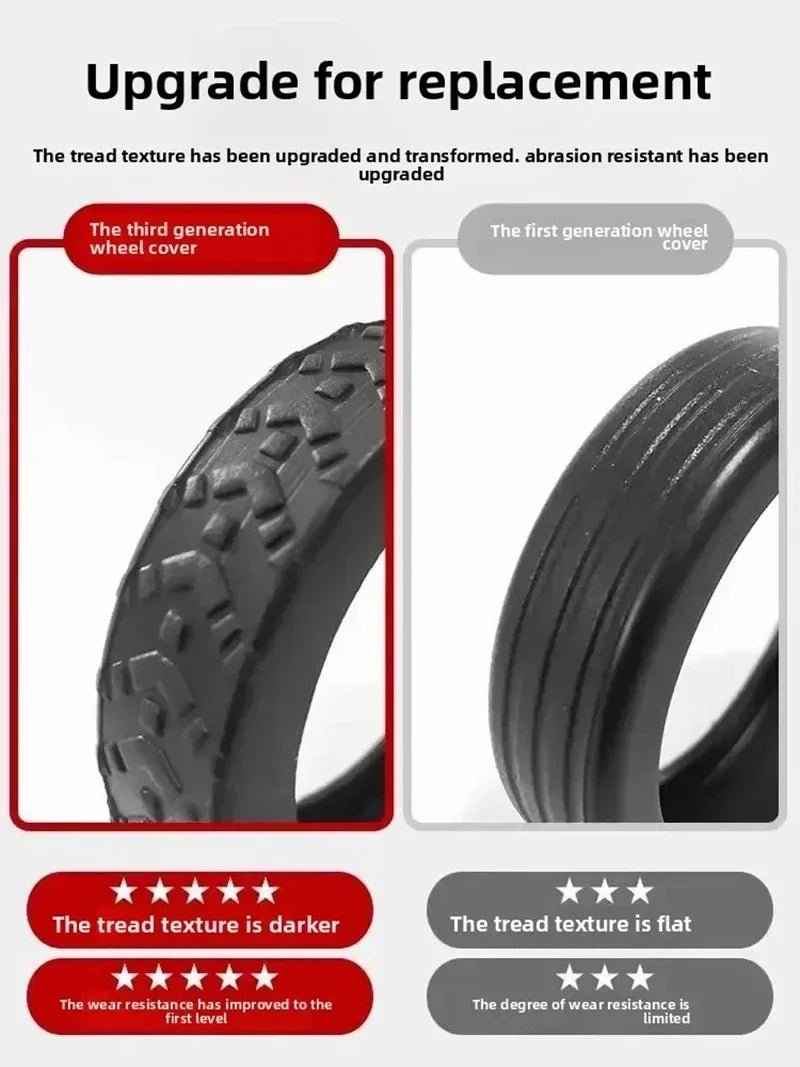 8 Pcs Silicone Luggage Wheel Protector Shoes Suitcase Casters Anti Abrasion Noise Min Travel Rolling Luggage Accessory Parts
