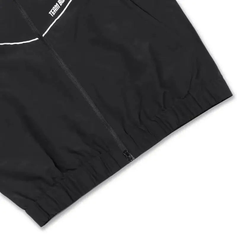 Korean Manhwa Jinx Team Black Windbreaker Jacket Men Women Sports Coat Loose Track Activewear Joo Jaekyung Cosplay Y2K Clothes