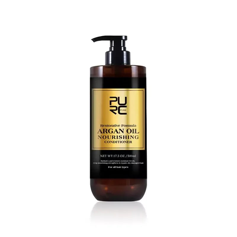 PURC Morocco Set Serum Smoothing Shampoo and Conditioner Repair Hair Mask Anti Dandruff Scalp Anti-Itch Hair Care Products Kit