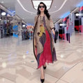 Authentic Silk Dress for Mother, Silkworm Loose Dress, High-End Print, 2-Piece Dress, Women's Dresses, Spring, Summer, New, 2023