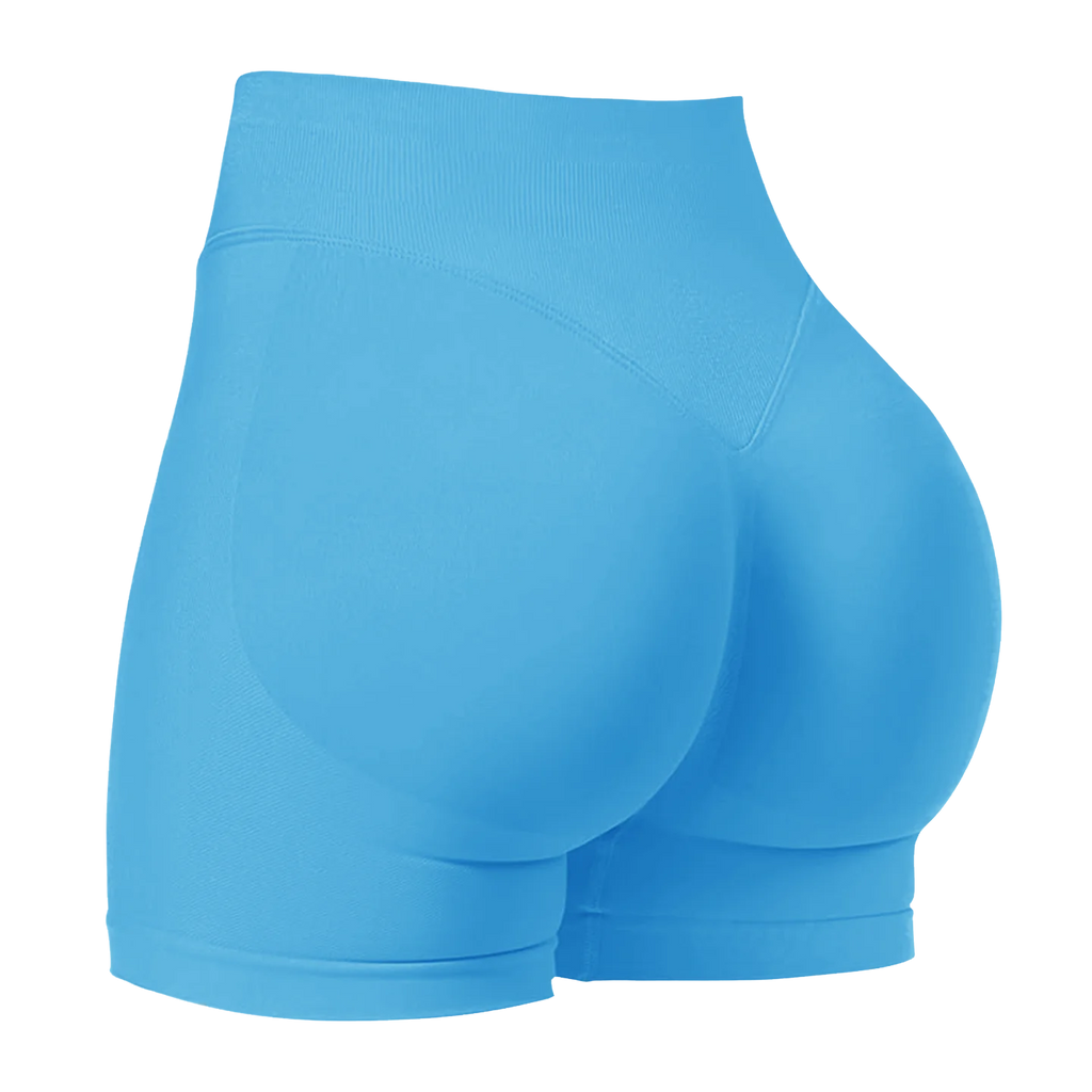 ZHEJIN Seamless Women Yoga Shorts High Waist Workout Gym Shorts Scrunch Butt Lift Biker Shorts Tummy Control Push Up Fitness