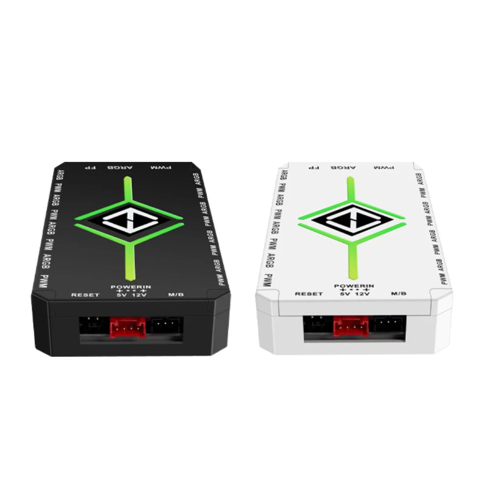 1 To 9 Ports 3 in 1 4 Pin PWM Magnetic Suction Hub with Remote PWM Magnetic Fan Hub Splitter PWM & ARGB Hub Splitter for PC Case