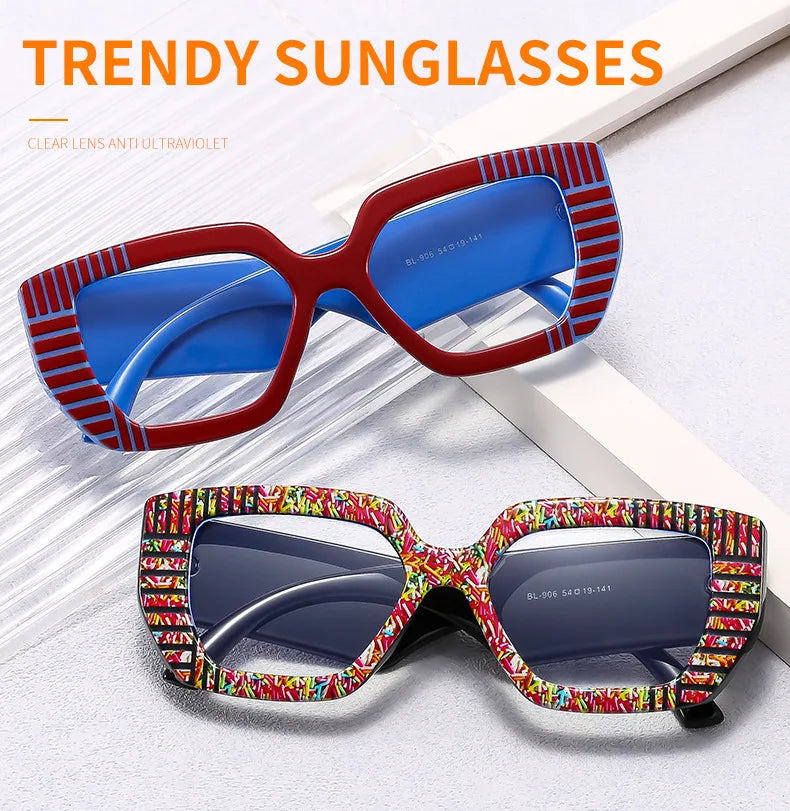 Square Reading Glasses For Women Optical Lens Prescription Men's Eyeglasses Big Thick Frames Presbyopic Eyewear Trendy