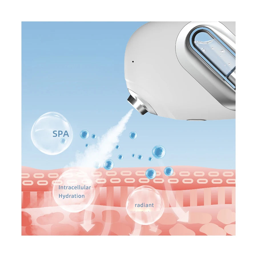 High-pressure Nano Oxygen Injector Spray Hydration Instrument Portable Small Cold Spray Moisturizing Handheld Household