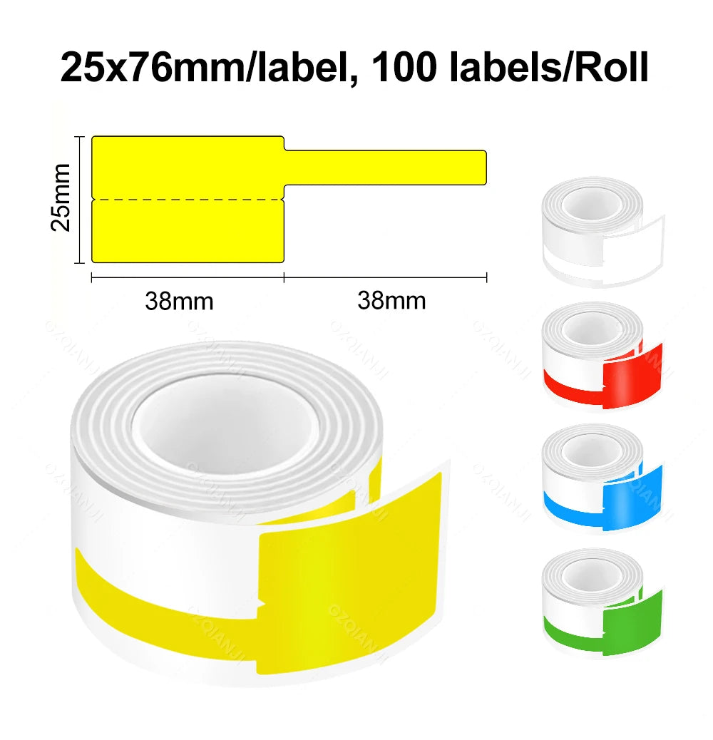 X2 Thermal RFID Label Sticker Adhesive Label Paper Tape 40*30mm 50*30mm for M110 M220 M200 P50 X2 E210 P2 N20 Label Printer