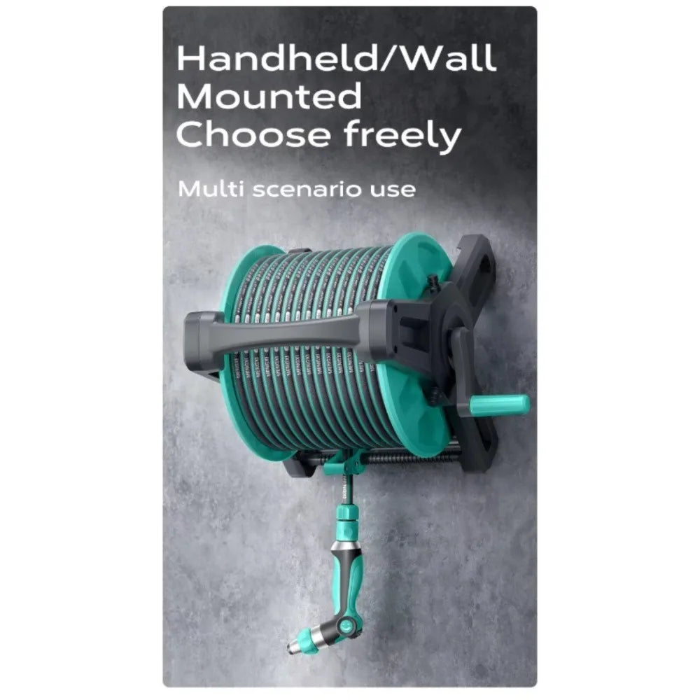 Wholesale Water Hose Pipe Storage Rack Garden Hose Reel High Pressure Empty Garden Water Hose Reel for Outdoor Lawn Backyard