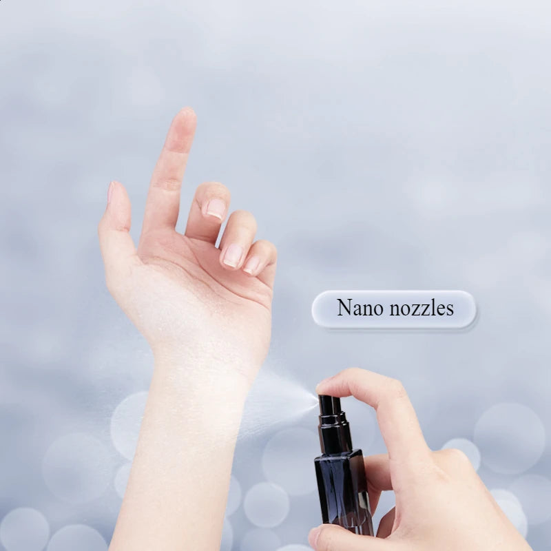3pcs 5/10ml High Quality Perfume Spray Bottle Portable Empty Glass Cosmetic Atomizer Spray Container Travel Refillable Bottles