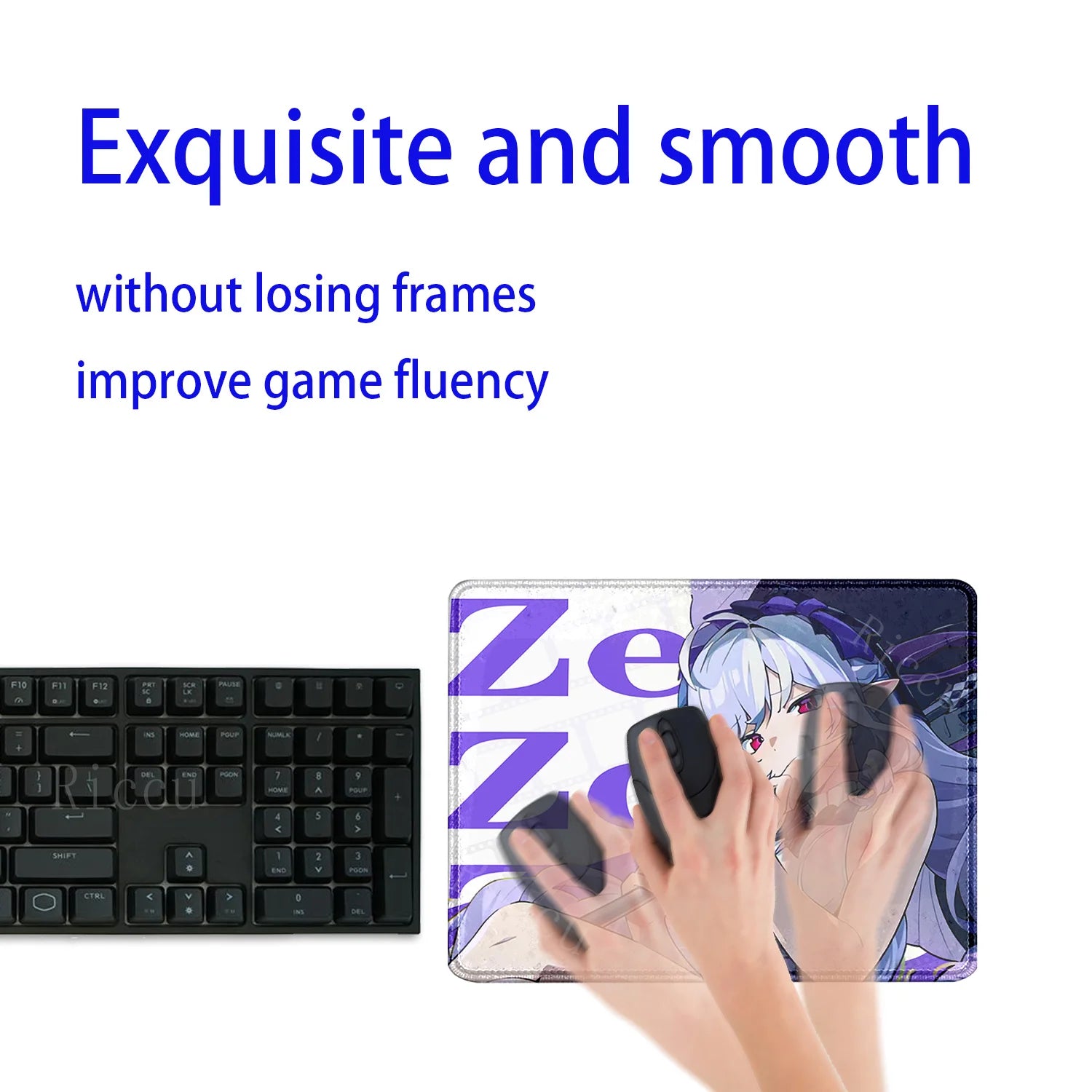 Mouse Pad Zenless Zone Zero Vivian Hoshimi Miyabi Ellen Joe Small Size Mousepad ZZZ Office accessories overlock teclado Desk Mat