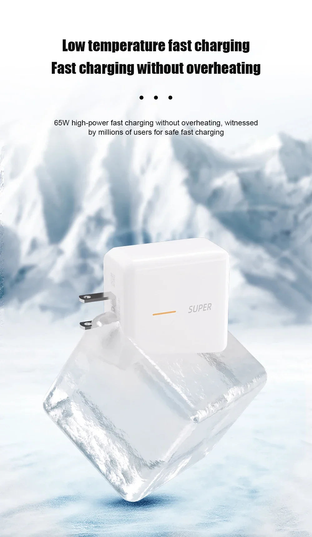 PD 65W Super VOOC2.0 USB Fast Charger For OPPO Reno 11 10 12 Pro Find X8 X7 X6 Ace3 EU US Quick Charge Adapter Phone Accessories