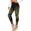 Women Full Length Elastic Leggings High Waist Tight Pants Tree Of Life Casual Bottoms