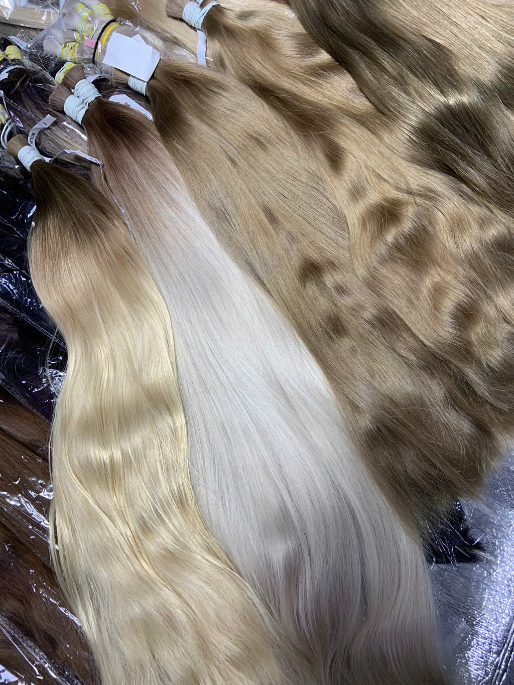 Large Quantity Luxury Product Ombre #2/60ASH  Bulk Raw Vietnamese Hair Extension Wholesale Factory 60cm