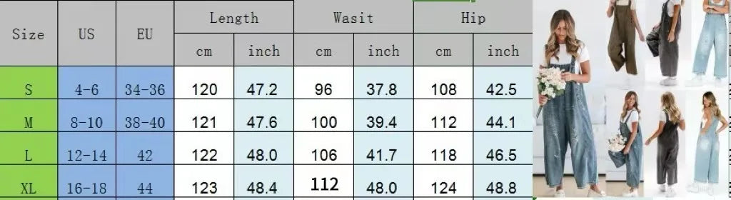 2026 Summer Women's Casual Loose Straps Jeans Vintage Hole Baggy Denim Pants Women Jumpsuit Harem Trousers with Pockets Overalls