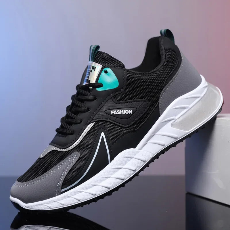Men's Sneakers Fashion Breathable Vulcanized Shoes Casual Sports Shoes Men Trendy Lace-up Sneakers Zapatillas Hombre 2024