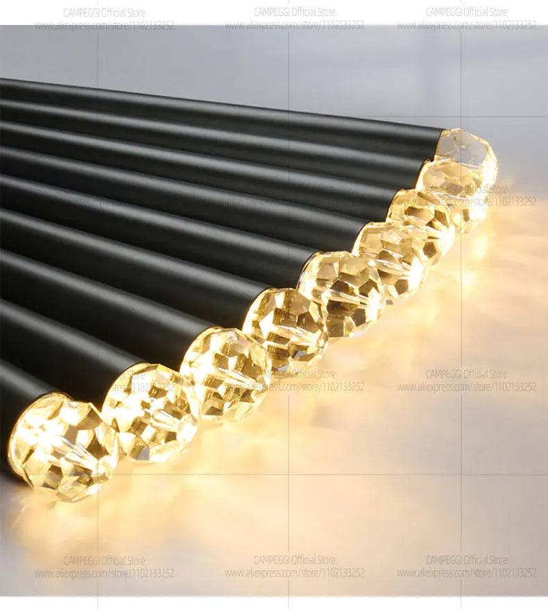 Modern LED Living Room Long Pendent Lamp Attic Light Indoor Lighting Villa Staircase Chandelier Dining Room Ceiling Lamp