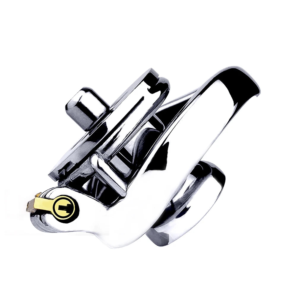 FRKO Male Inverted Chastity Cage with Big Urine Can Matched With P001 Dildo Lockcock BDSM Intimate Adult Products For Men Gay