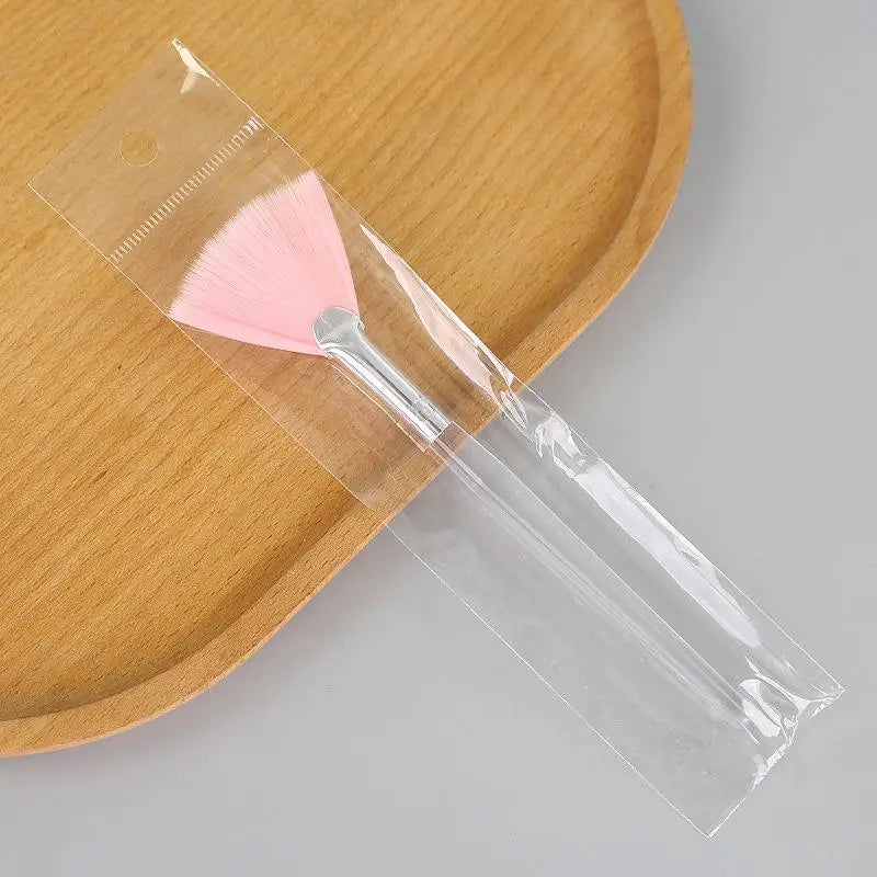 Fan-Shaped Makeup Brush Facial Mask Brush Soft Applicator Brushes Facial Beauty Tool DIY Tool