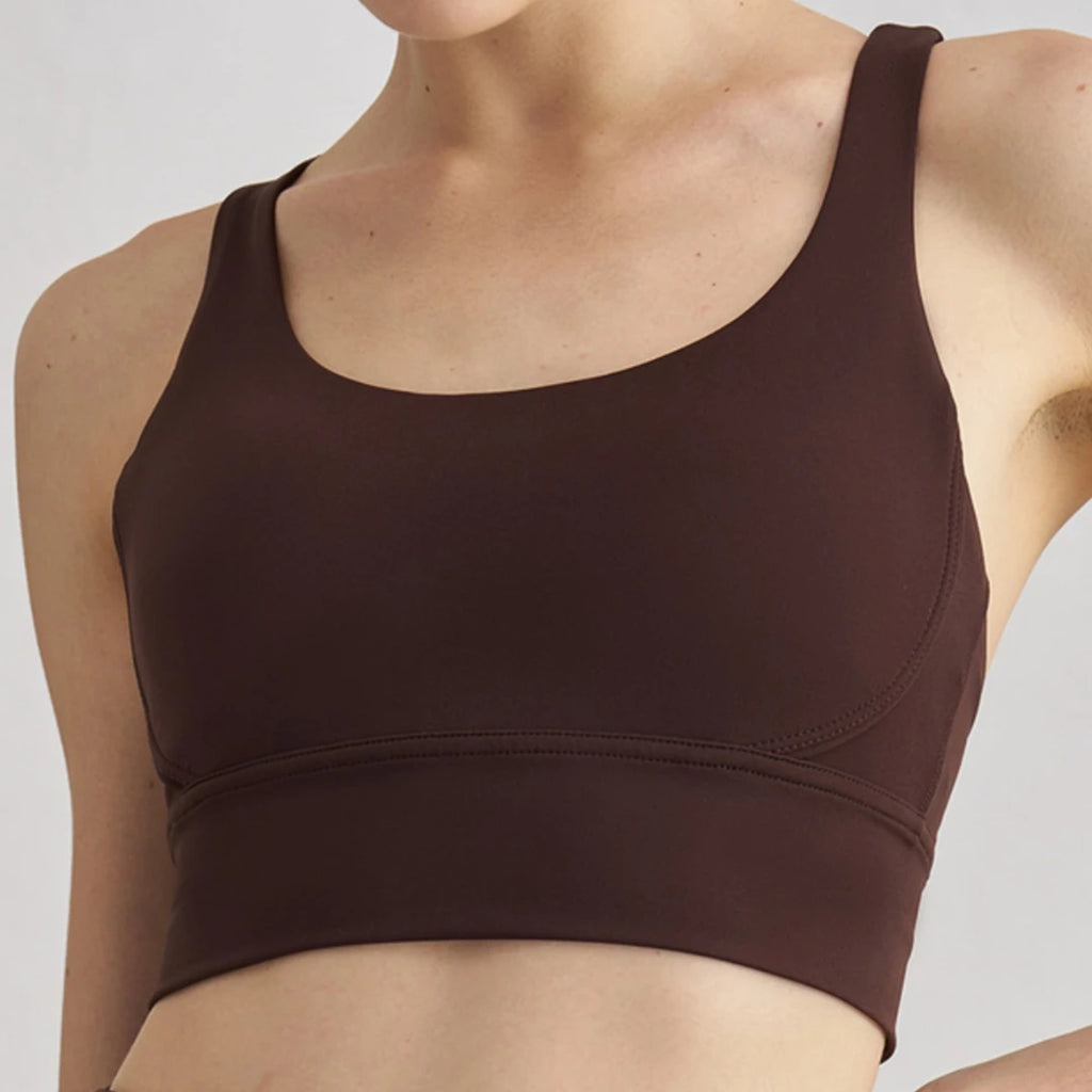 Solid Color Women Cross back Fitness sport Bra High strength Tight Top Comprehensive Training Gym Yoga Underwear With Chest Pad