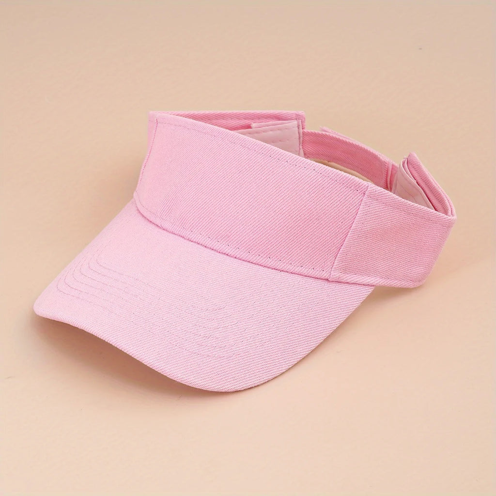 new solid color hollow top hat adjustable duck tongue hat sun hat summer men women suitable for sports riding daily out running
