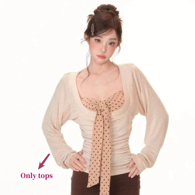 Elegant Two Piece T shirt Set Women Korean Short Sleeve Tees Striped Print Casual New Daily Fashion Outfits Outfits 2026 Sexy