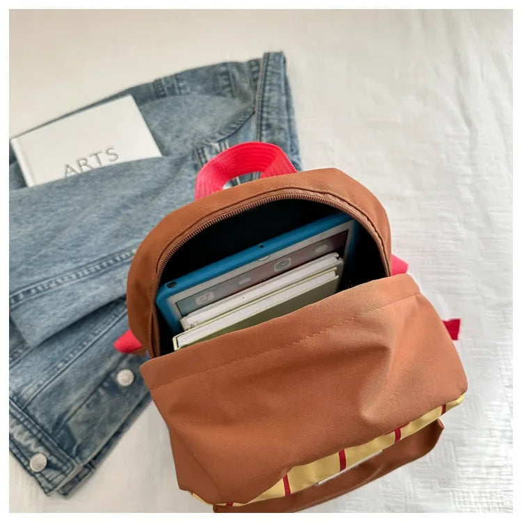 Cartoon Fashionable and Casual Women's Backpack Cute Cow Print Backpack Soft and Durable Fabric Backpack Suitable for Daily Use