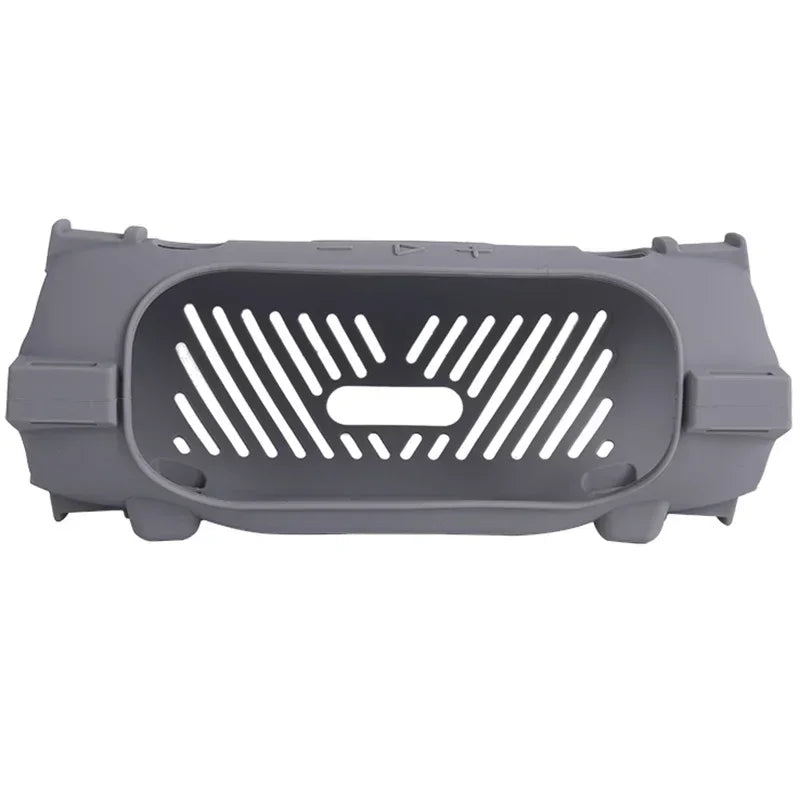 Newest Soft Silicone Case Cover Skin With Strap Carabiner for JBL Charge 6 Portable Waterproof Wireless Bluetooth Speaker