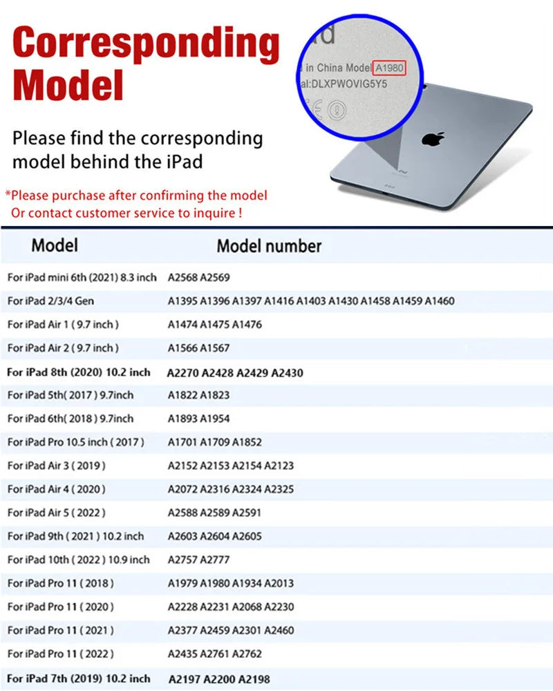 For Apple iPad 10 9 Inch 2022 Case Tablet Kids Folding Cover for iPad Air5 10.9 2022 Mini 3 4 5 6 Pro 11 9.7 10.2 2019 2020 2021