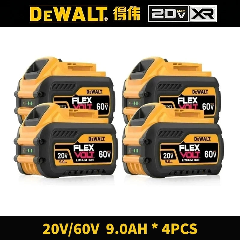 Original MAX Flexvolt DEWALT 20V 60V Battery, for DCB606 DCB205 DCB206 DCB609 Power Tool Battery, DEWALT 5AH 6AH 9AH Battery