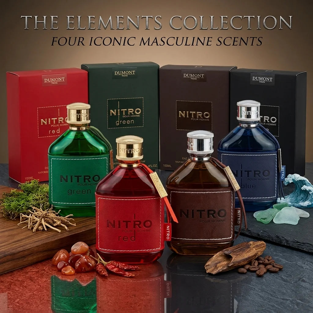 100ML Dumont Nitro Red Intense Brown Blue Green Pour Homme Eau De Parfum Cologne for Men Long Lasting Scent
