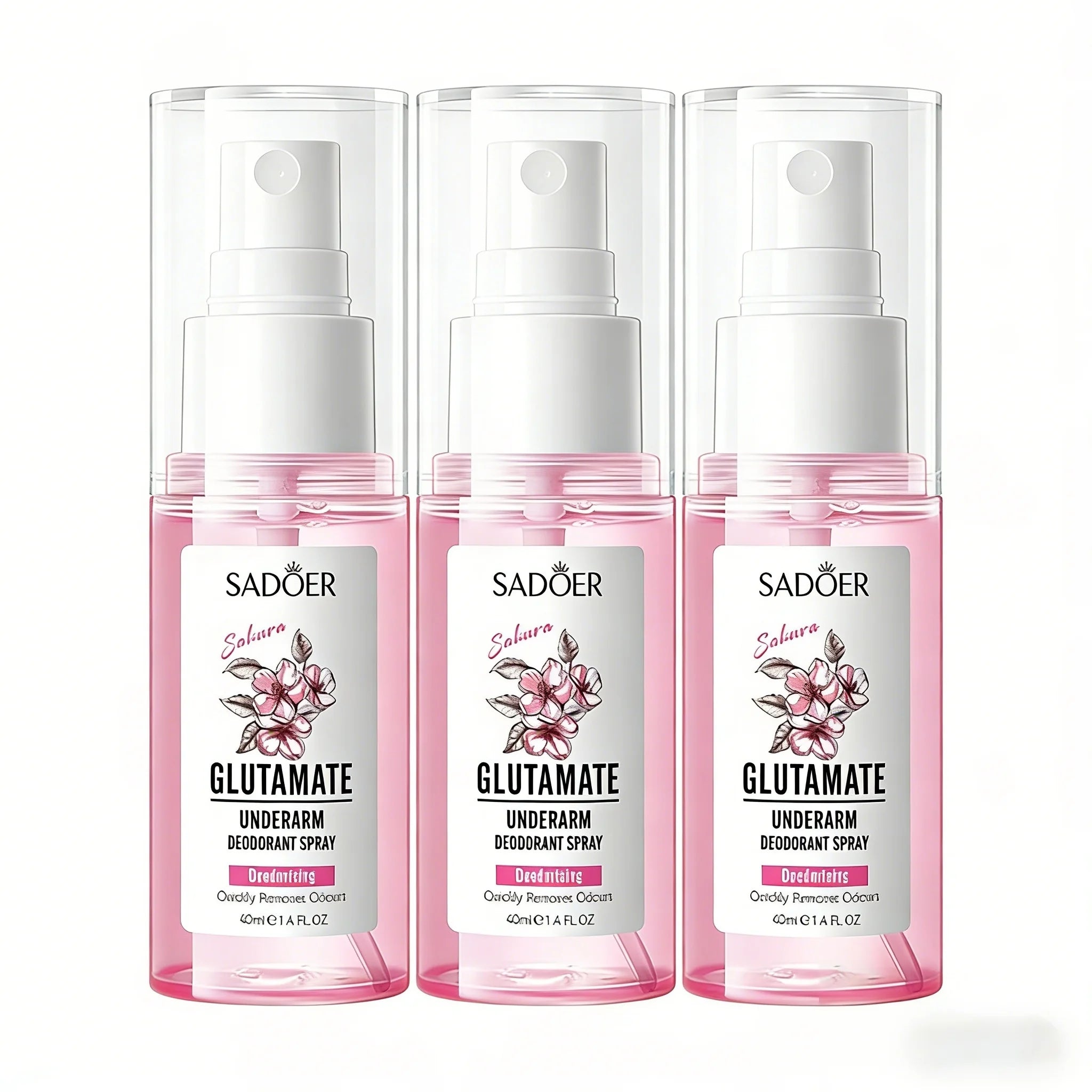 SADOER Cherry Blossom Fragrance Spray Long Lasting Light Scent Alcohol-Free Refreshing Portable Fragrance for Women Daily Office
